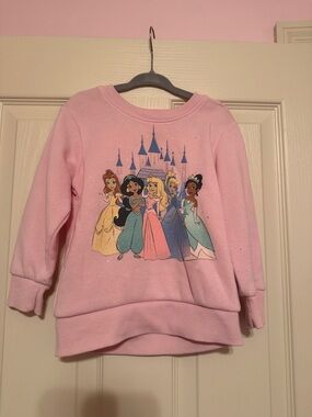 Disney Pink Princess Pullover Sweatshirt